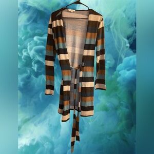 Multi colored cardigan